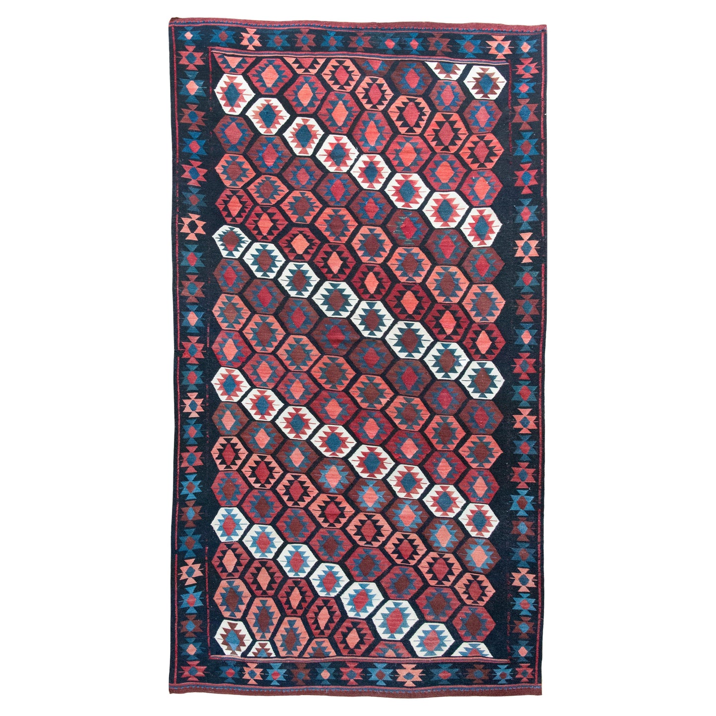 Early 20th Century Persian Ersin Kilim Rug For Sale