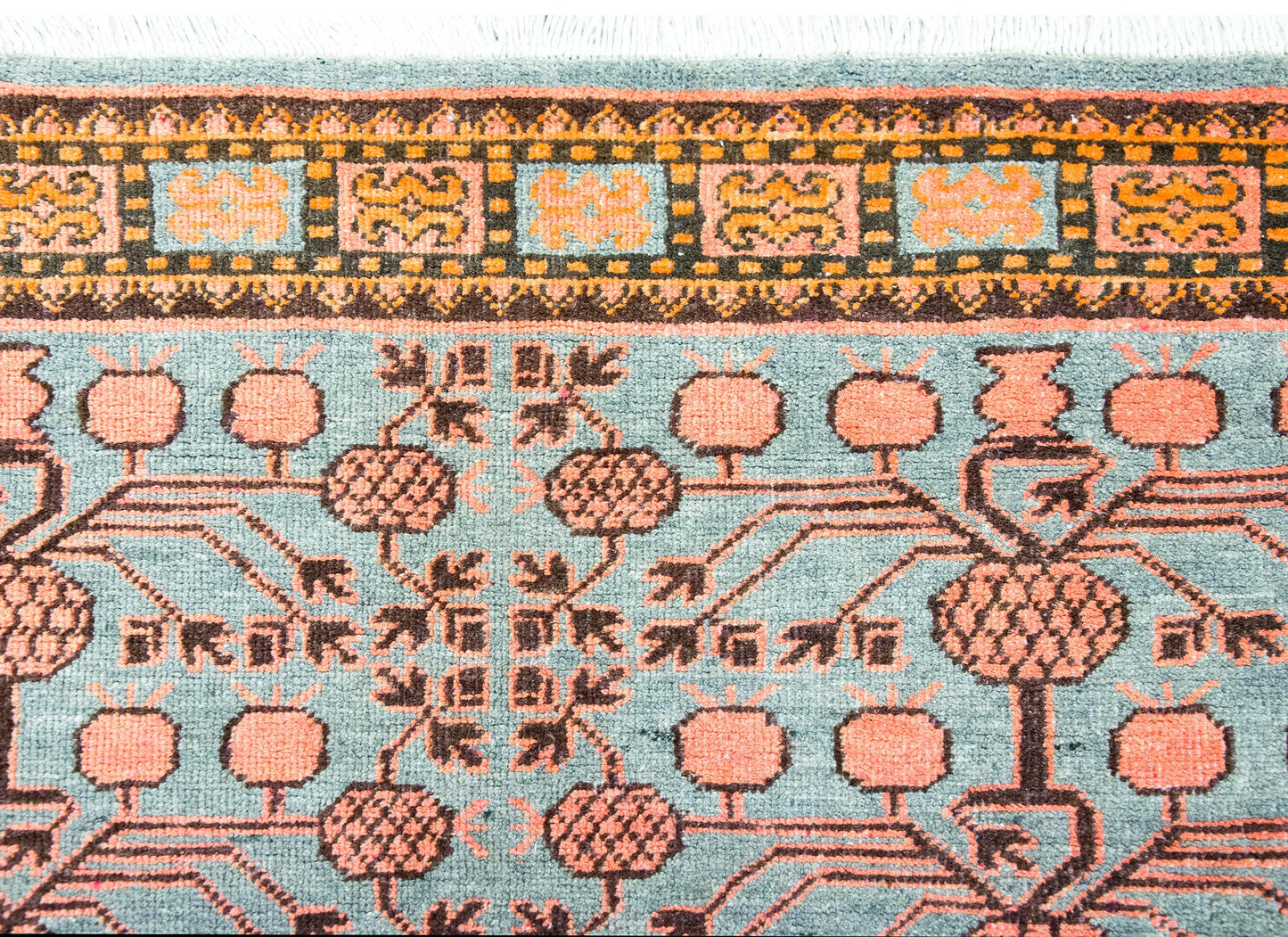 Early 20th Century Central Asian Kohtan Rug For Sale