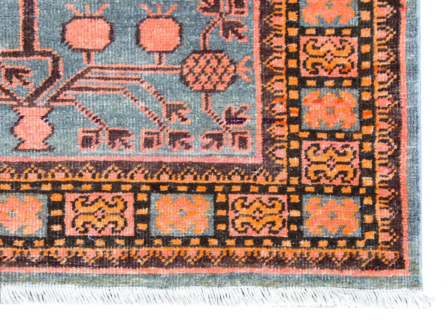 Early 20th Century Central Asian Kohtan Rug For Sale