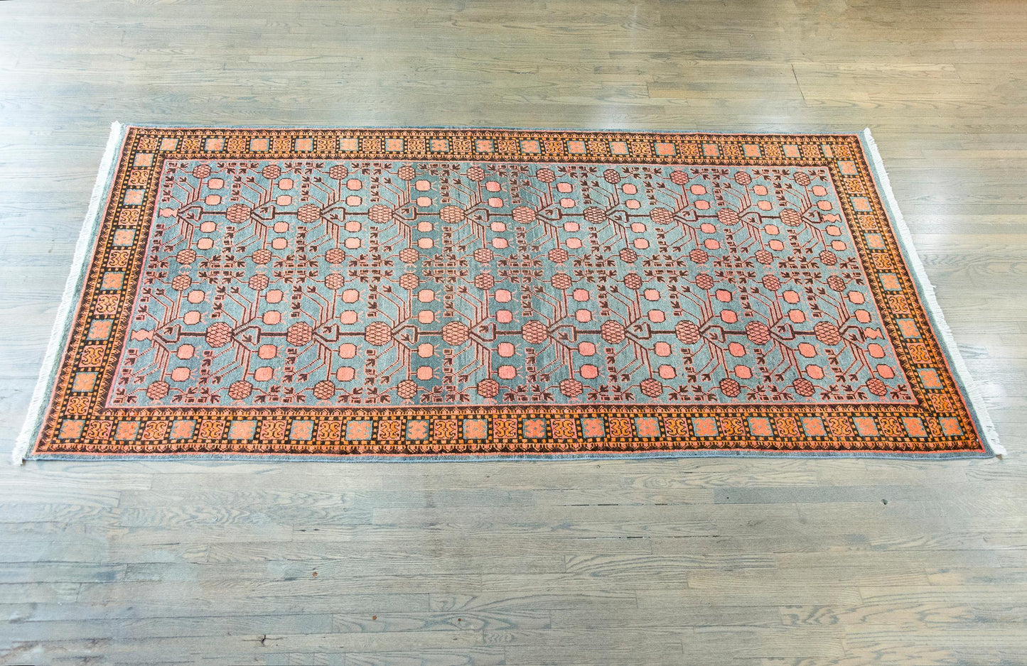 Early 20th Century Central Asian Kohtan Rug For Sale