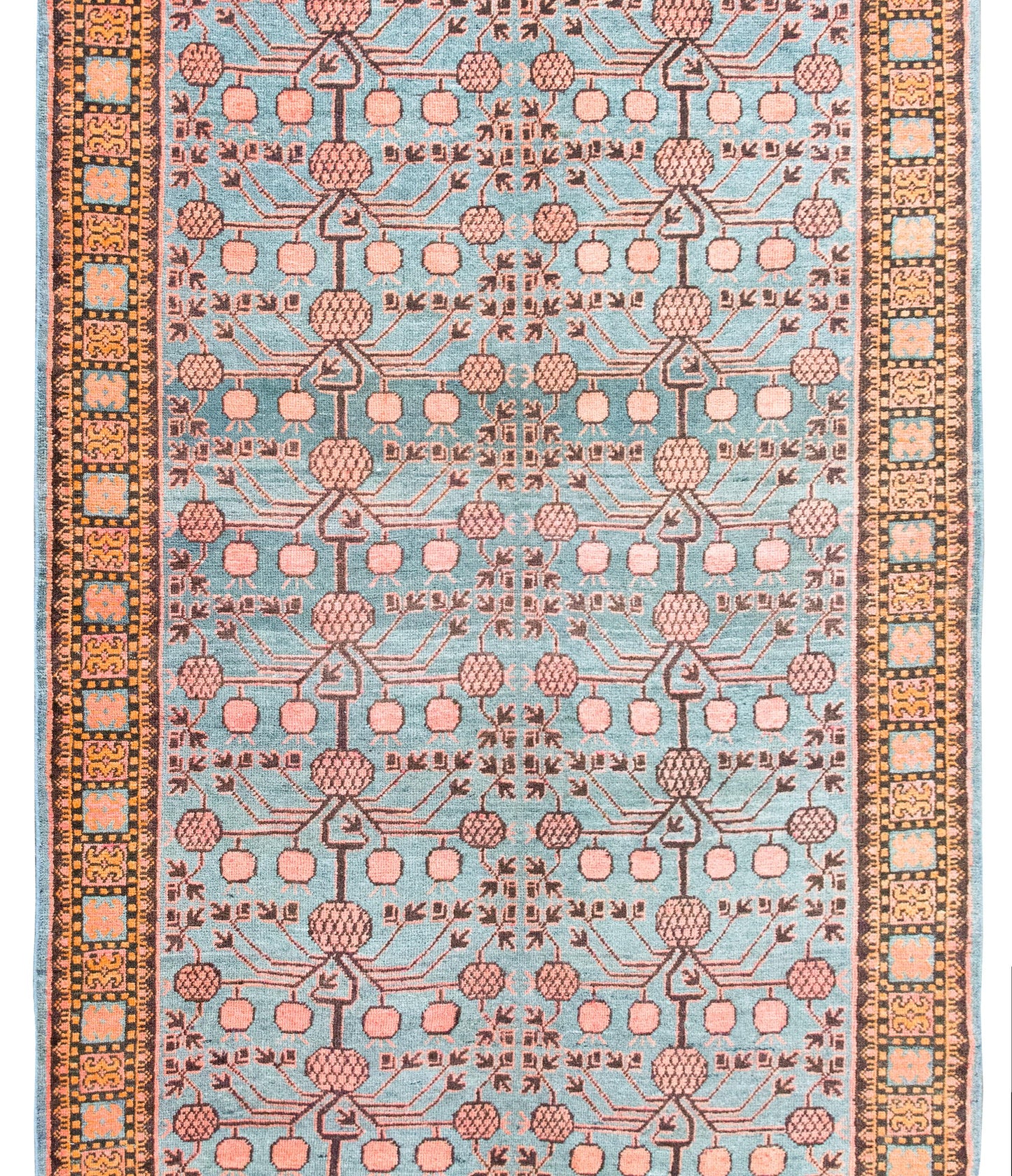 Early 20th Century Central Asian Kohtan Rug For Sale
