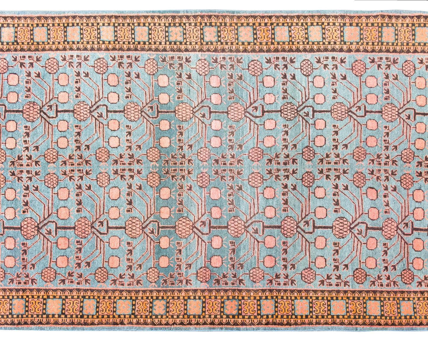 Early 20th Century Central Asian Kohtan Rug For Sale