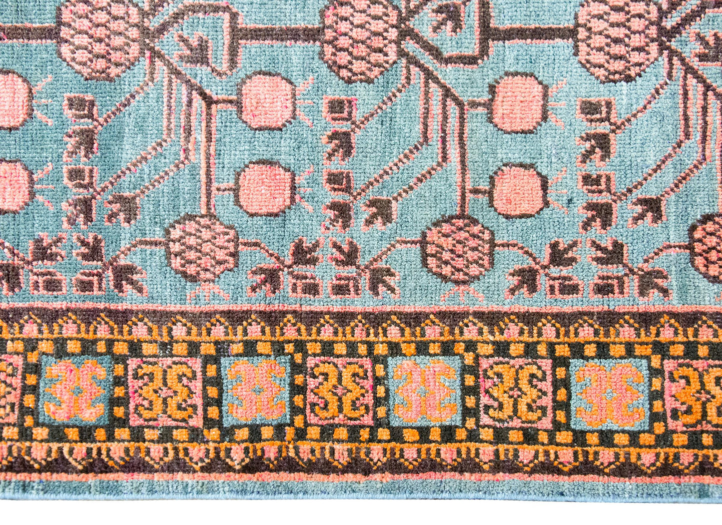 Early 20th Century Central Asian Kohtan Rug For Sale