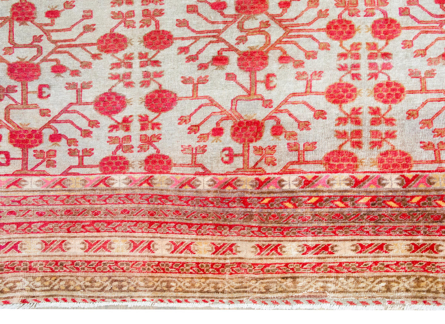 Early 20th Century Samarghand Rug For Sale