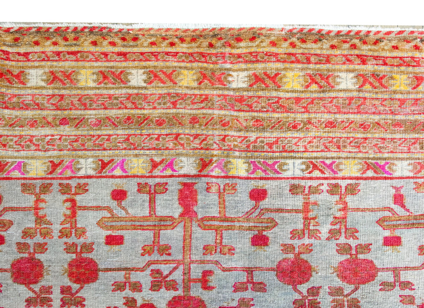 Early 20th Century Samarghand Rug For Sale