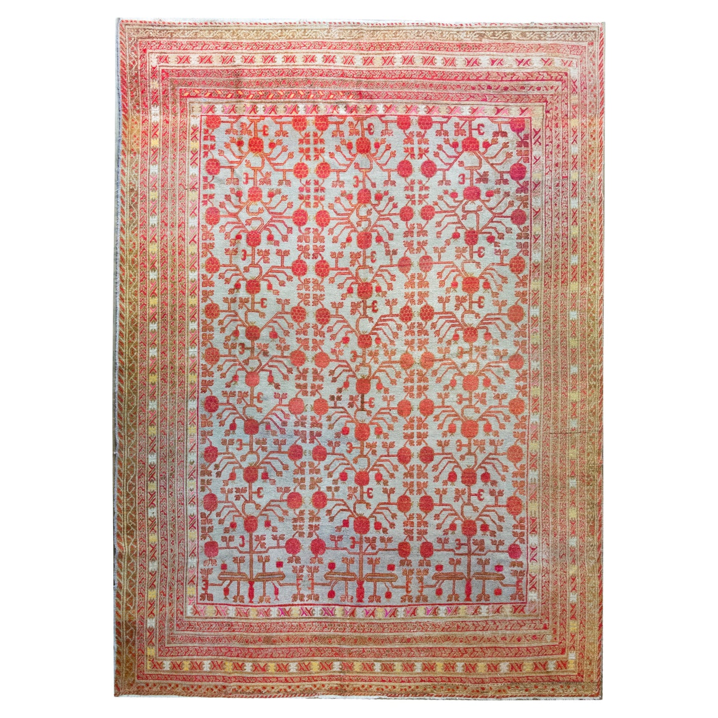 Early 20th Century Samarghand Rug For Sale