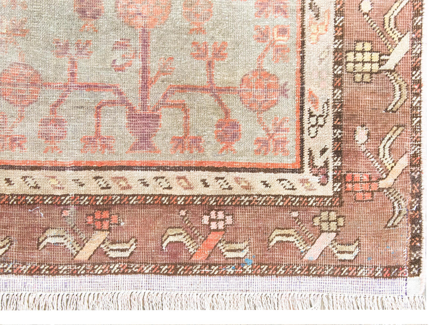 Early 20th Century Central Asian Khotan Rug For Sale