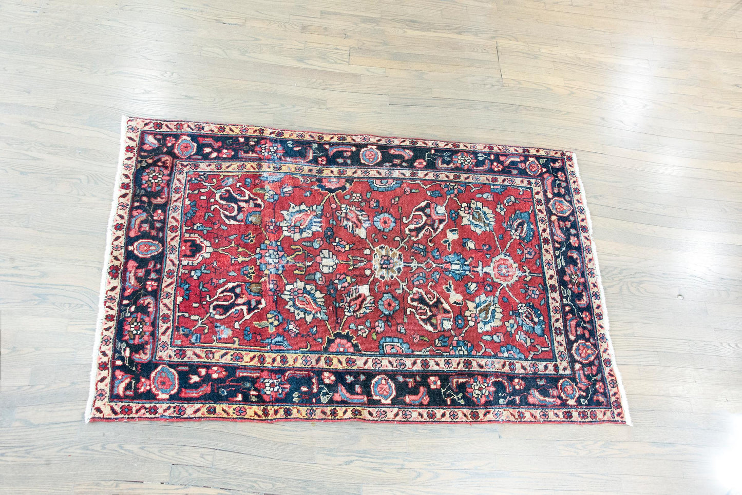 Early 20th Century Persian Heriz Rug