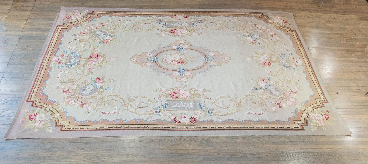 Late 20th Century Indian Aubusson Rug