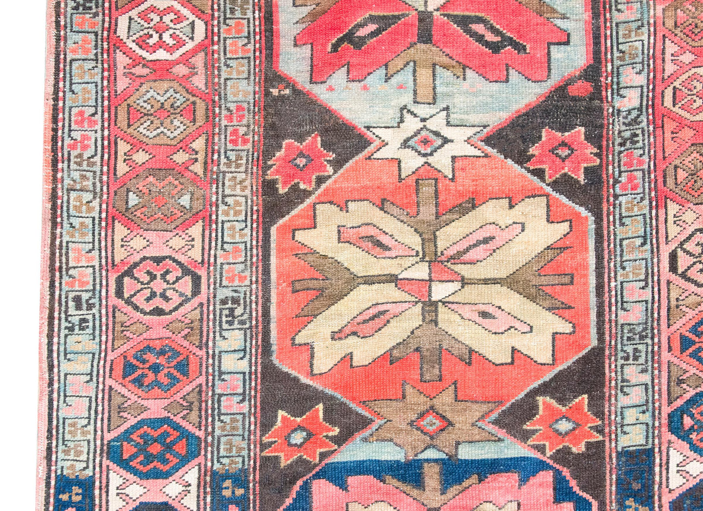 Early 20th Century Persian Kazak Rug For Sale