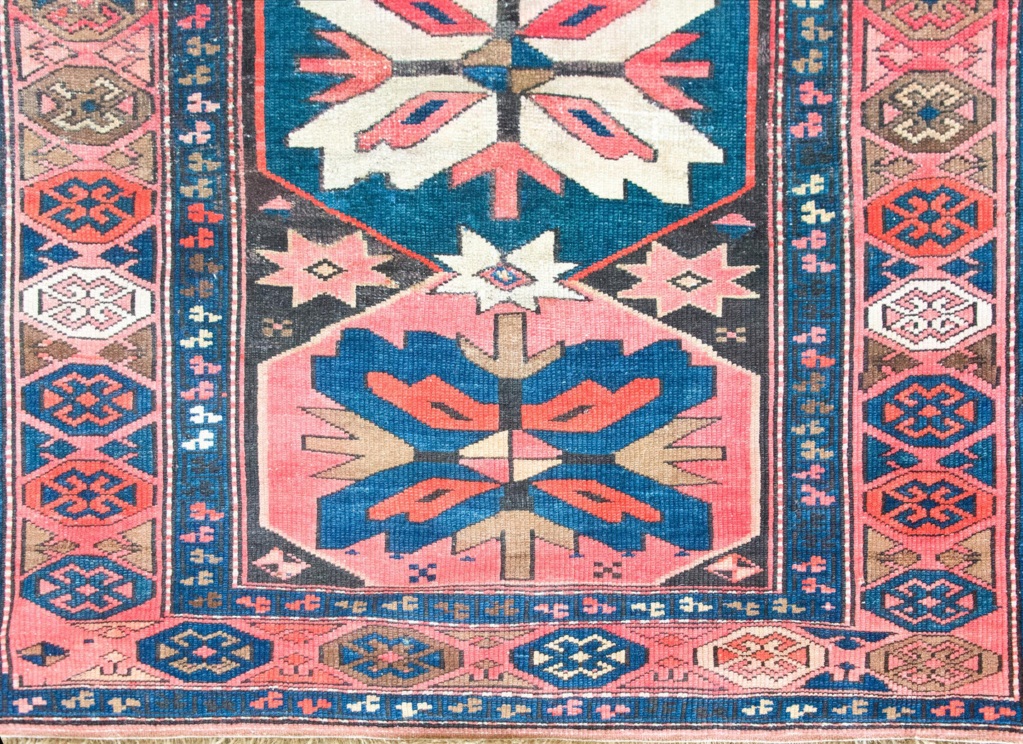 Early 20th Century Persian Kazak Rug For Sale
