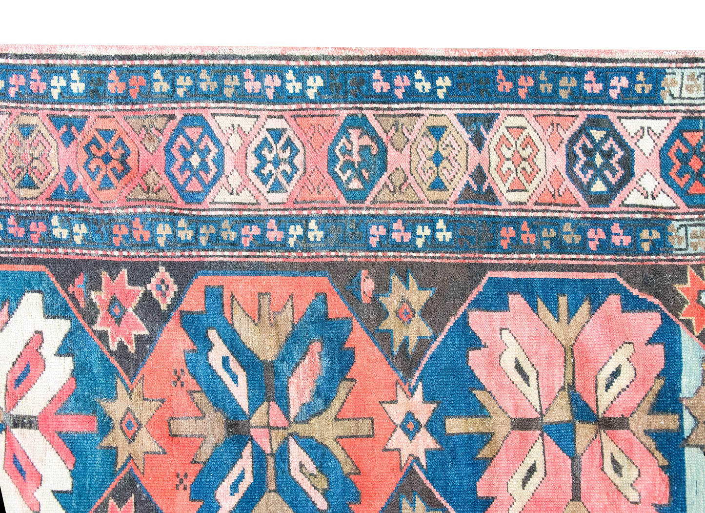 Early 20th Century Persian Kazak Rug For Sale