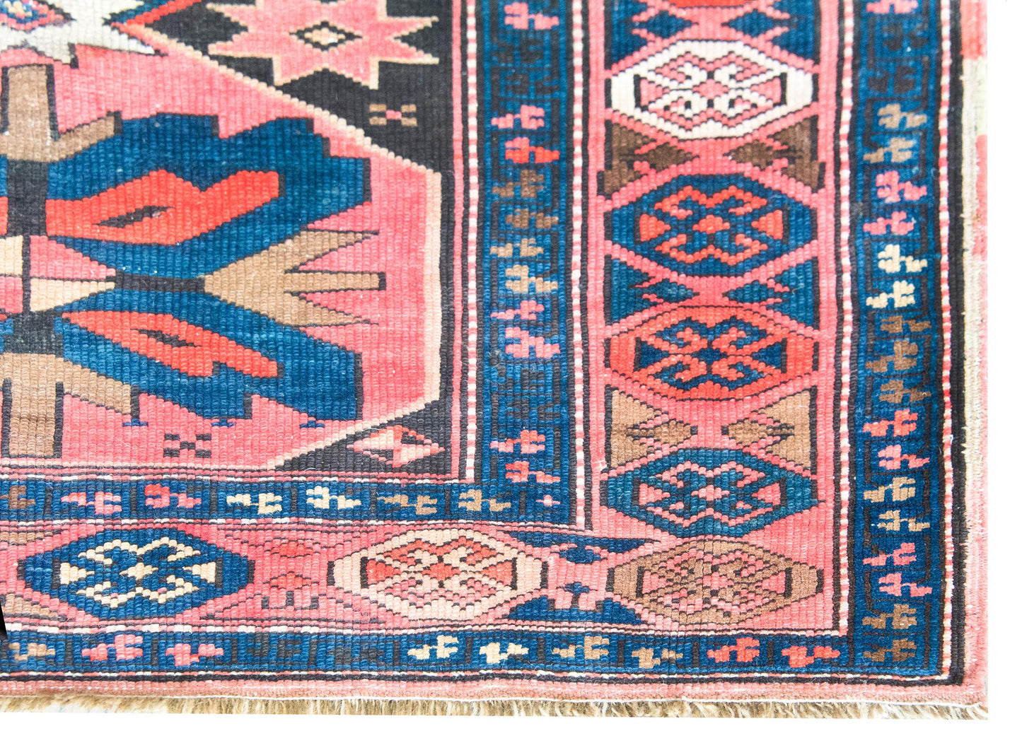 Early 20th Century Persian Kazak Rug For Sale