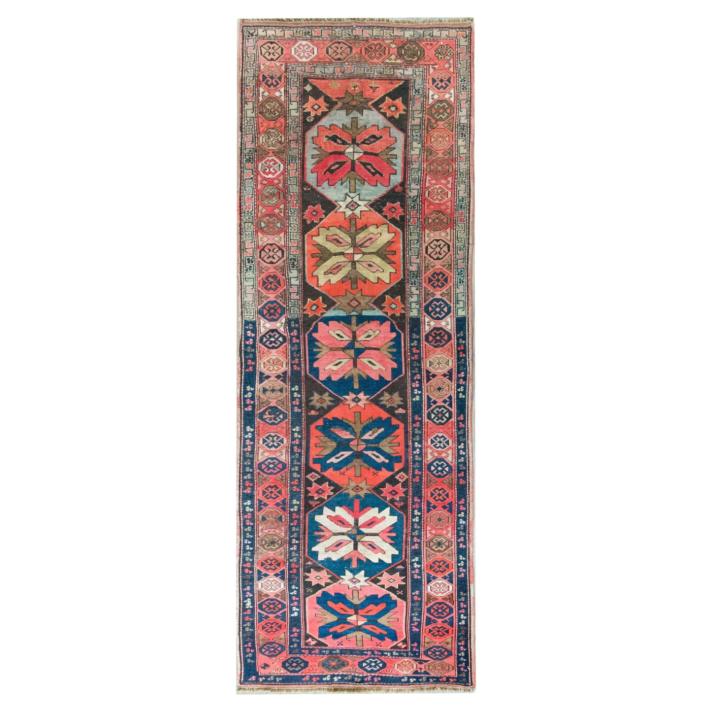 Early 20th Century Persian Kazak Rug For Sale