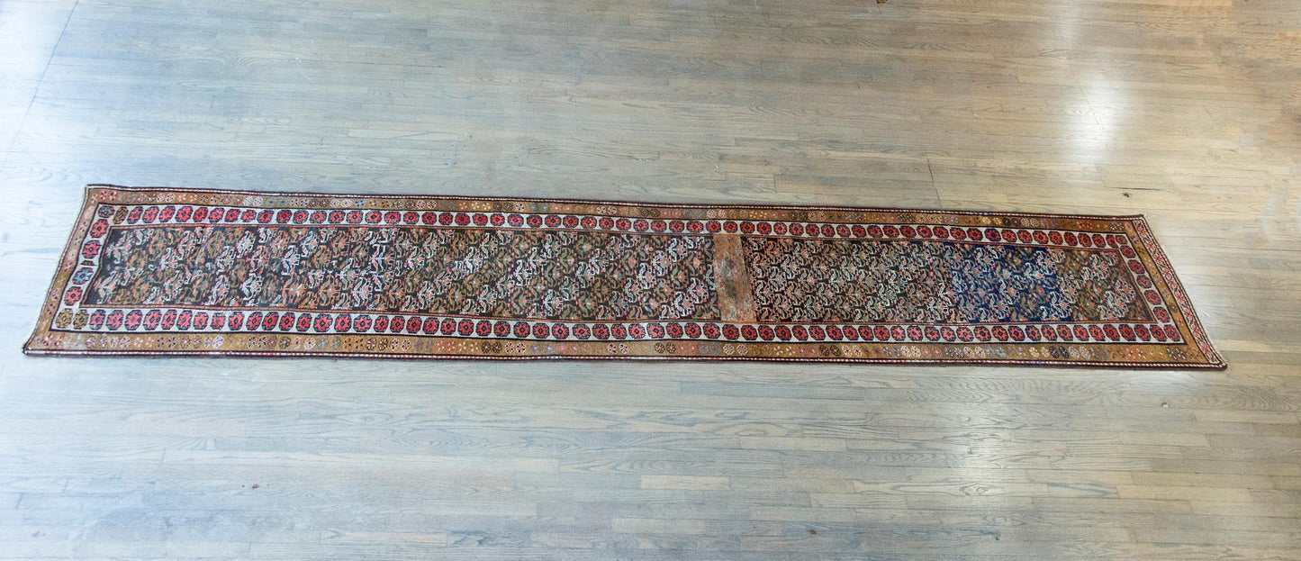 Early 20th Century Persian Kurdish Runner