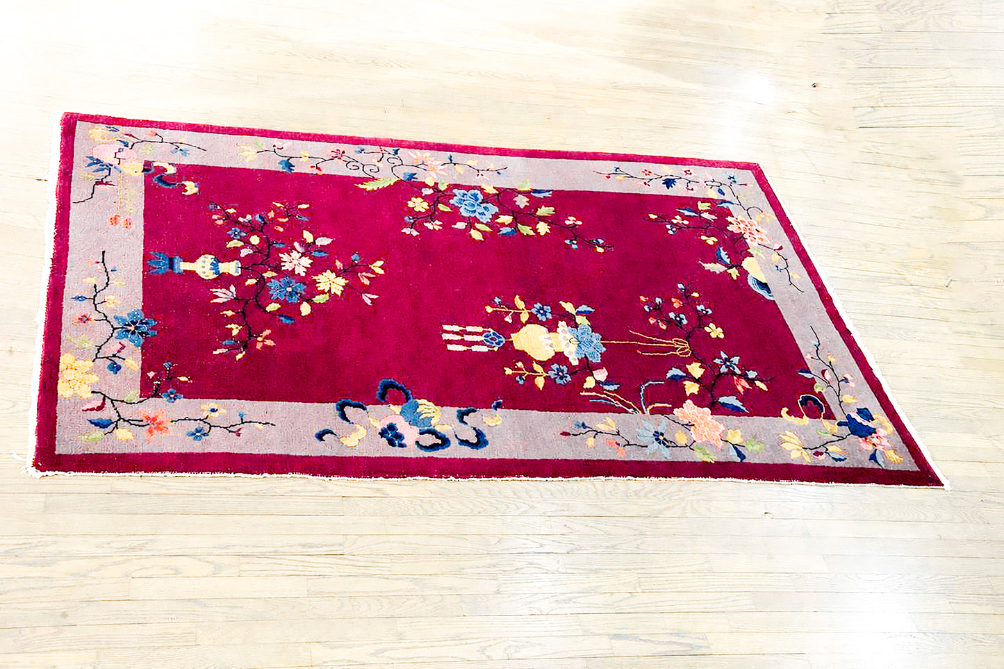 Early 20th Century Chinese Art Deco Rug For Sale