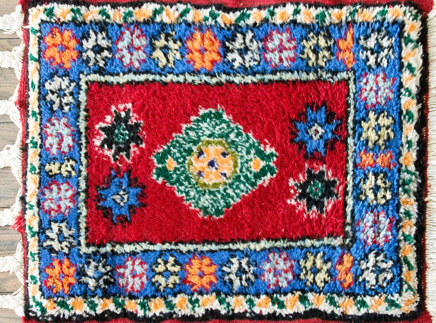 Vintage Petite Moroccan Rug
