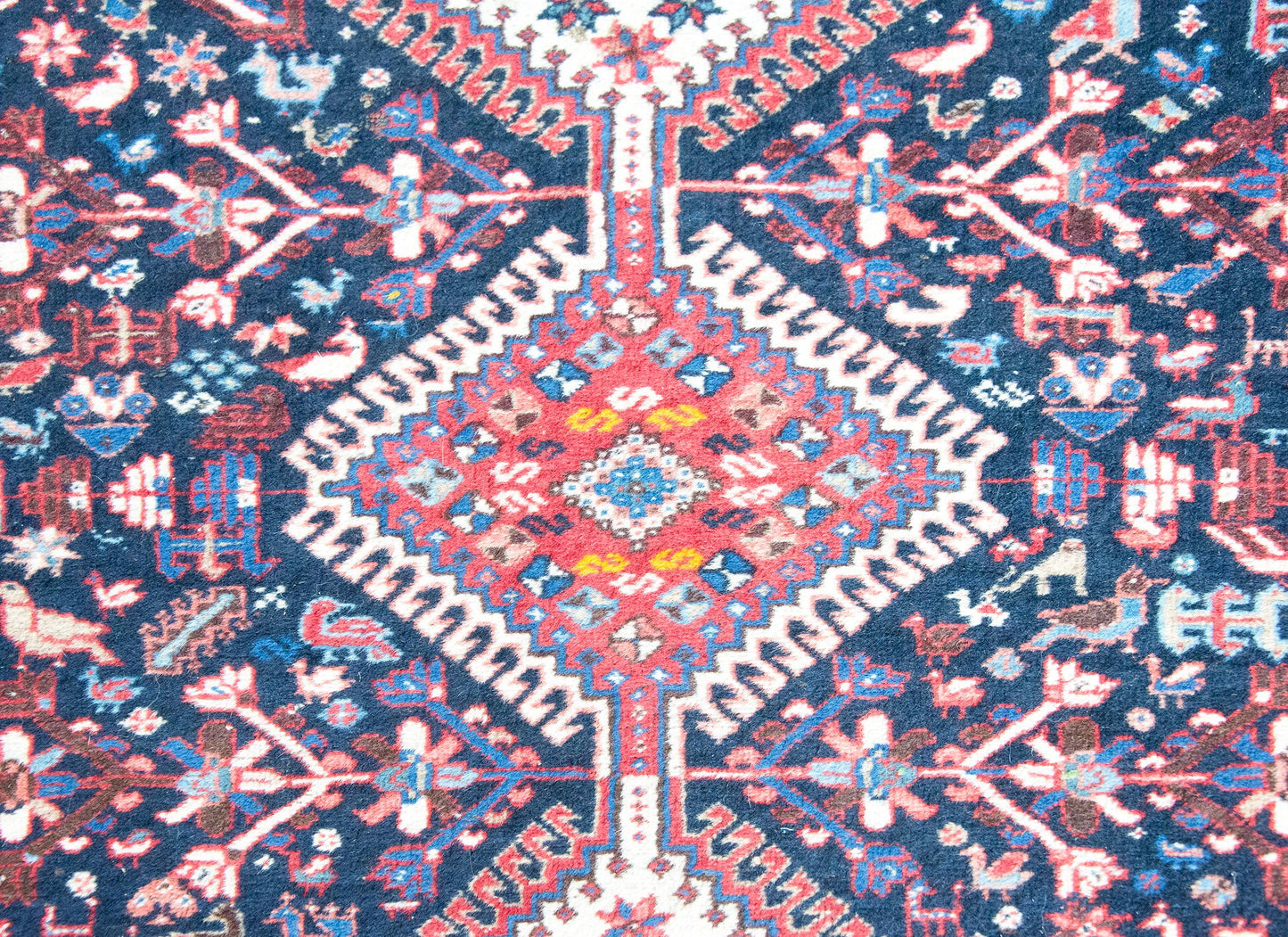 Vintage Persian Shiraz Rug For Sale