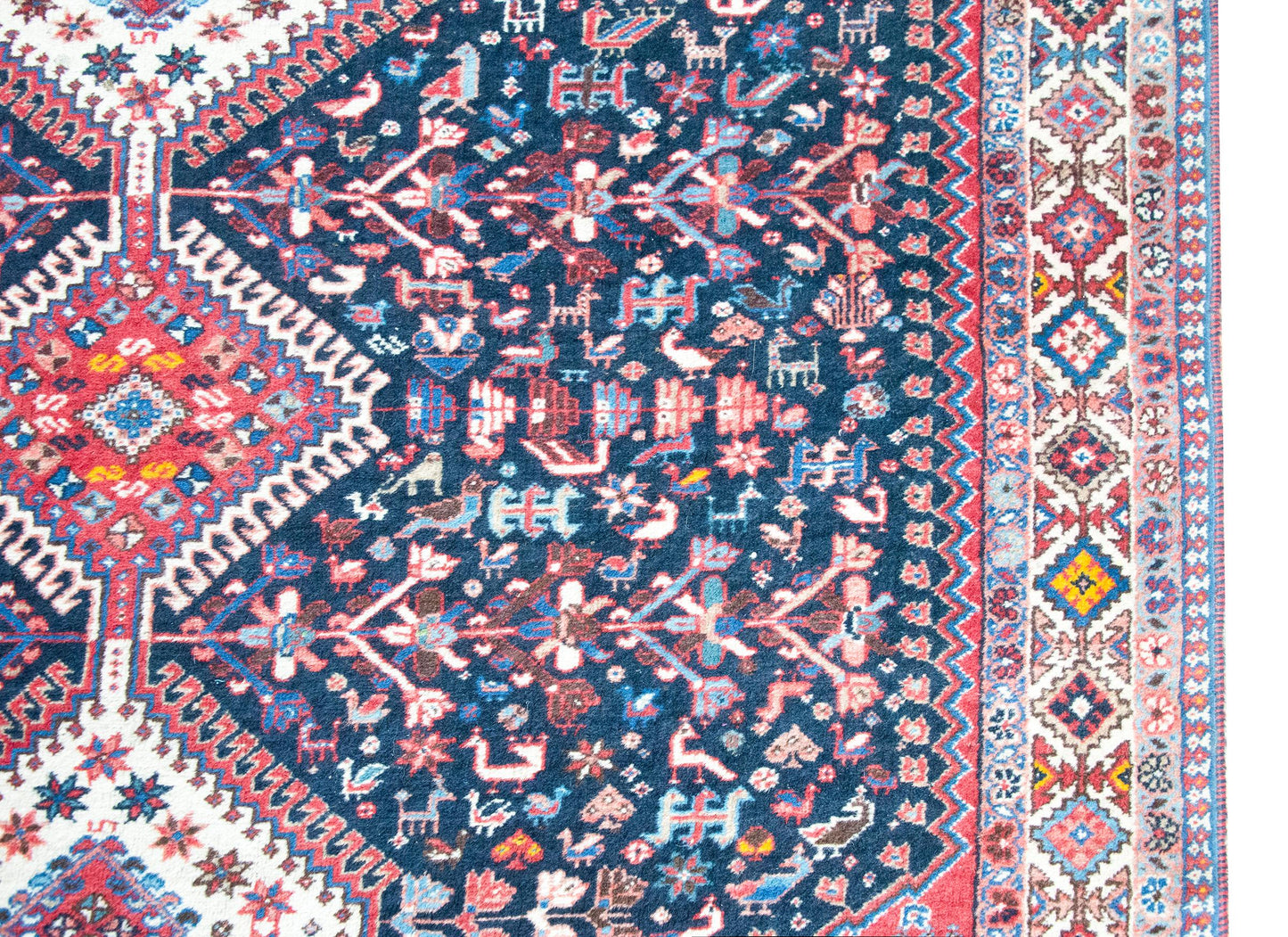 Vintage Persian Shiraz Rug For Sale