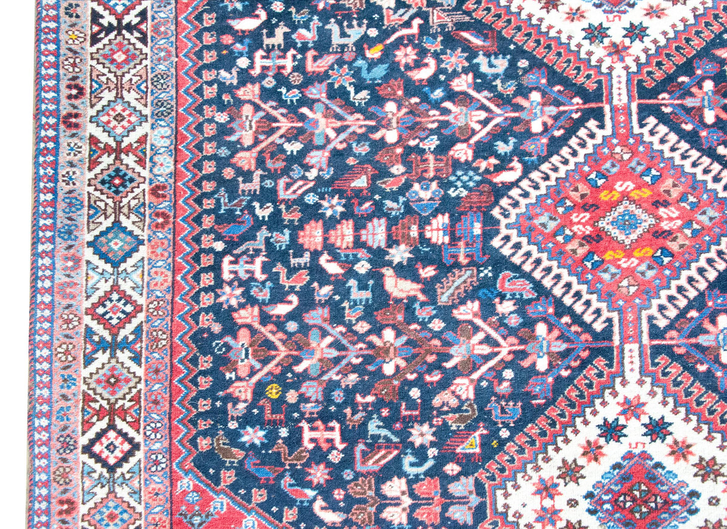 Vintage Persian Shiraz Rug For Sale