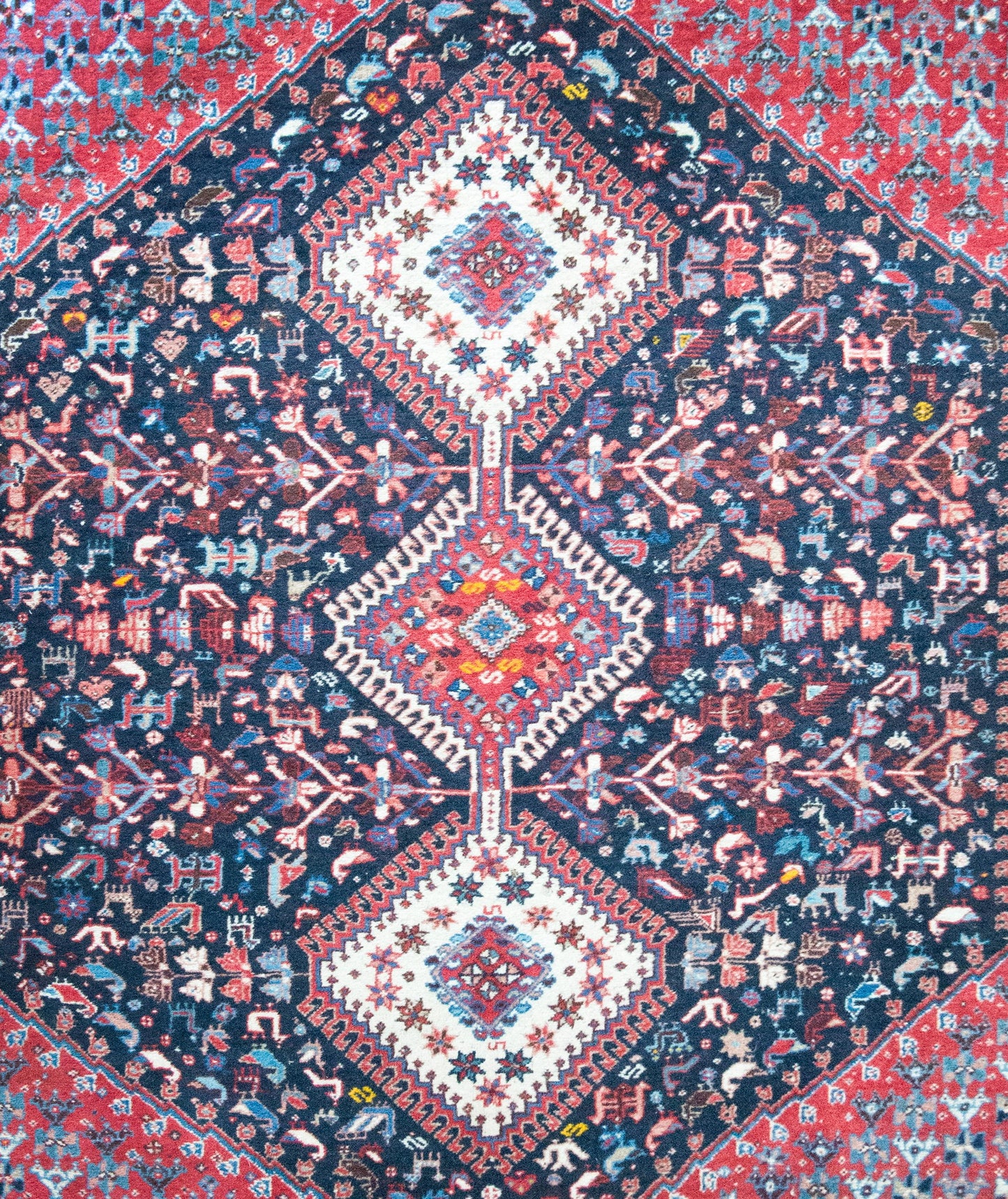 Vintage Persian Shiraz Rug For Sale