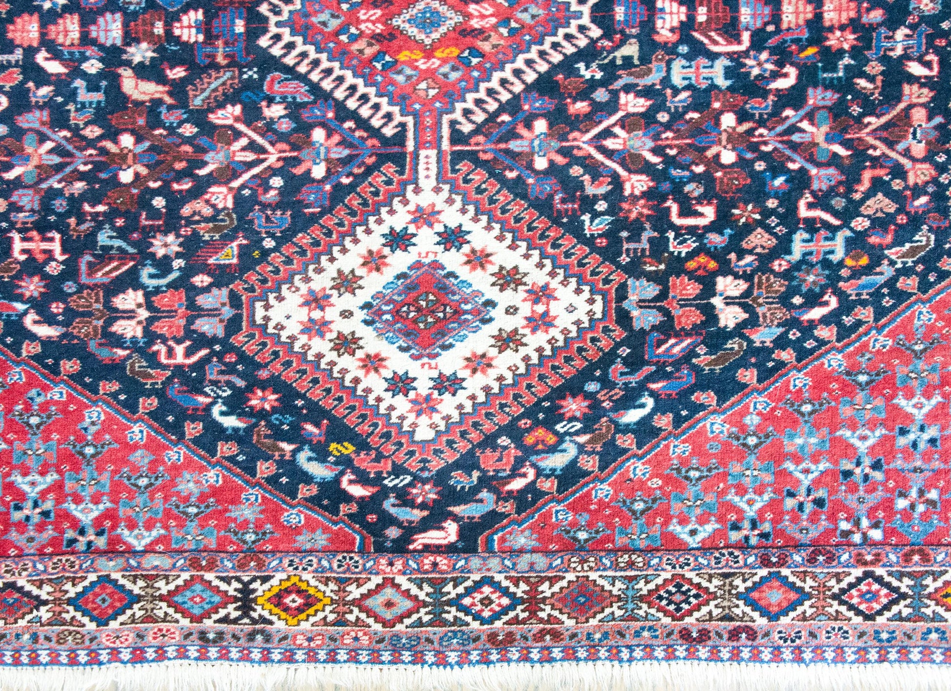 Vintage Persian Shiraz Rug For Sale