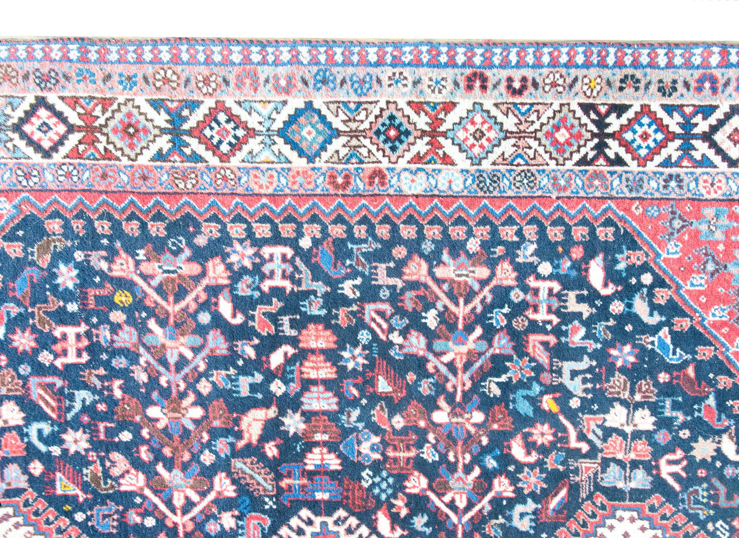 Vintage Persian Shiraz Rug For Sale