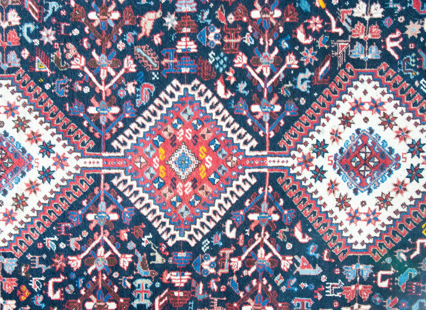 Vintage Persian Shiraz Rug For Sale