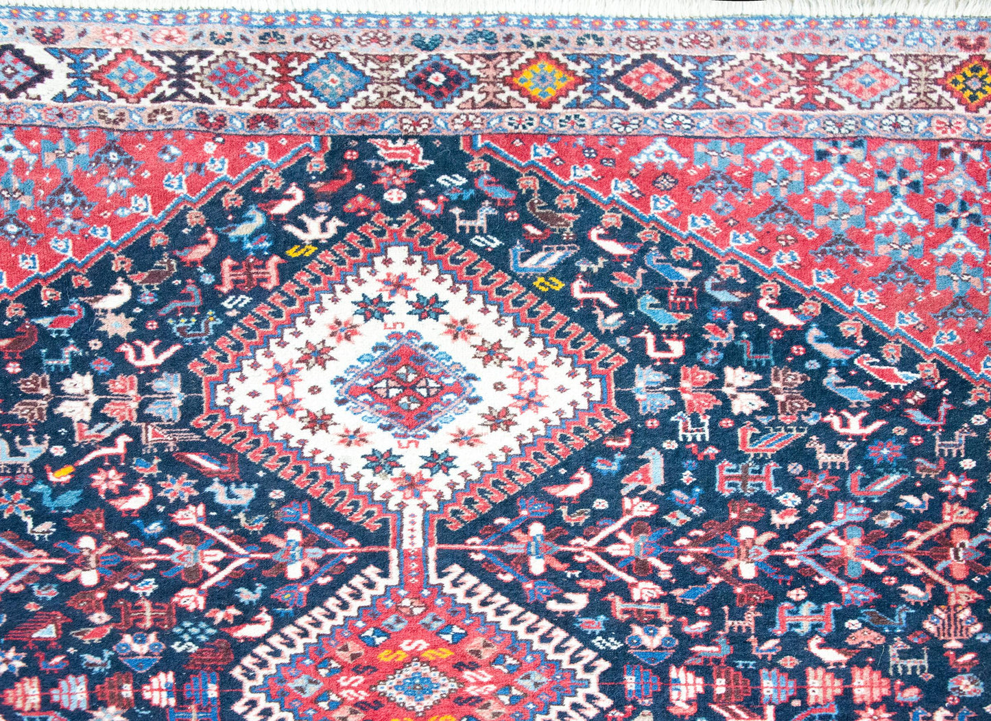 Vintage Persian Shiraz Rug For Sale