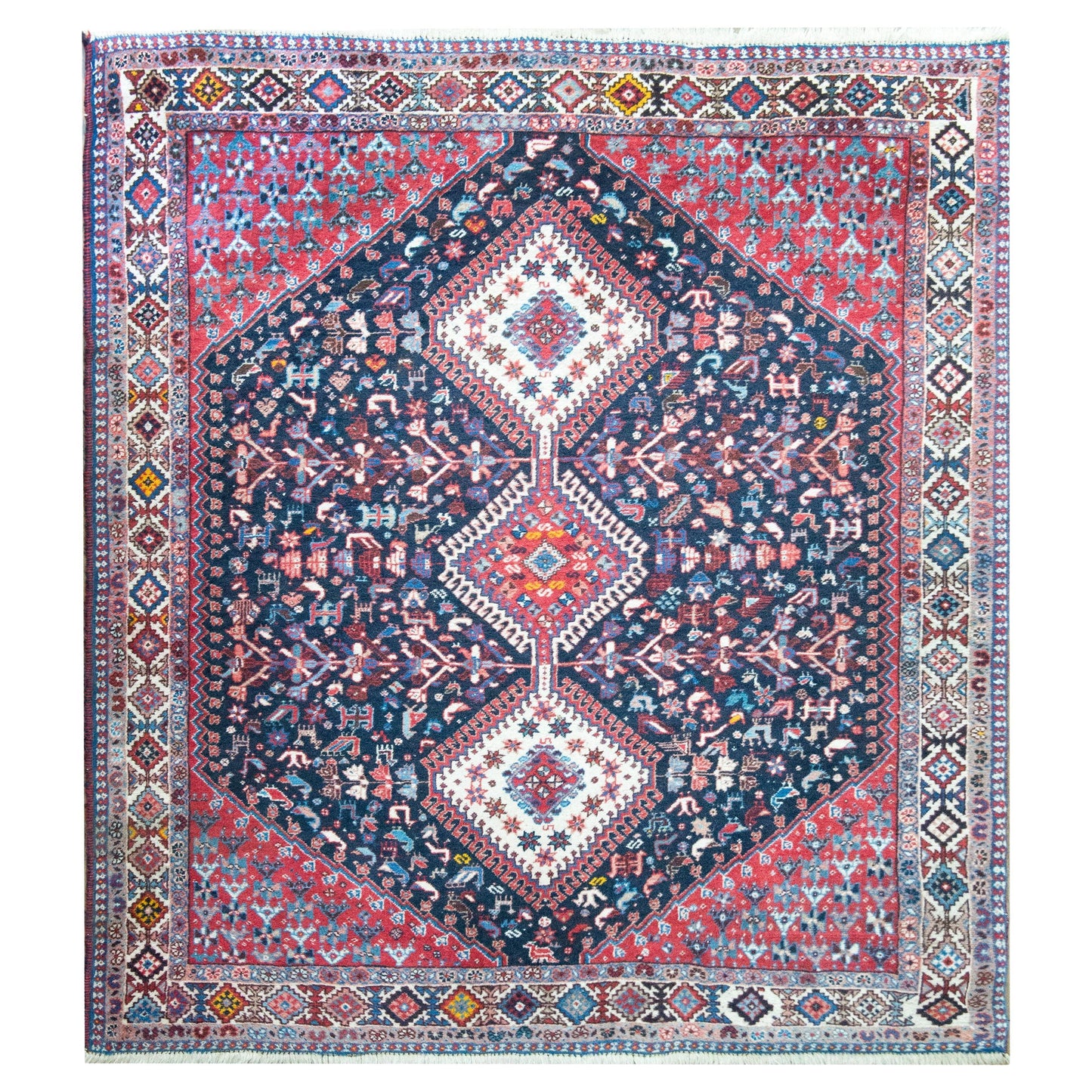 Vintage Persian Shiraz Rug For Sale