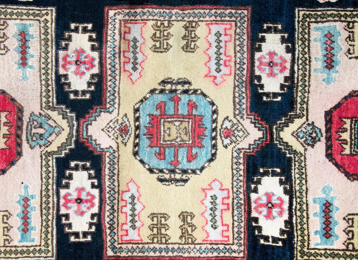 Mid-20th Century Afghani Kazak Rug For Sale