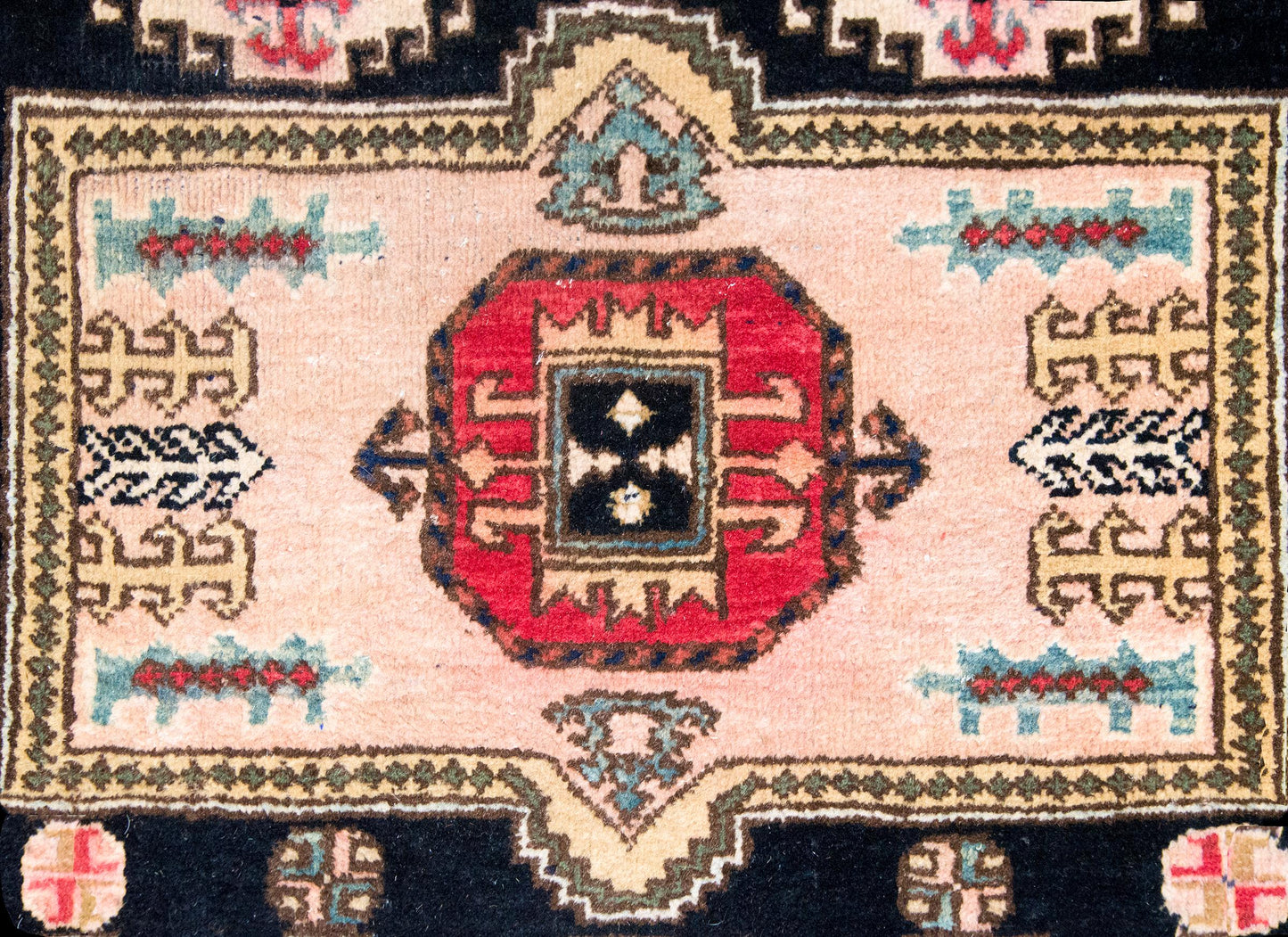 Mid-20th Century Afghani Kazak Rug For Sale