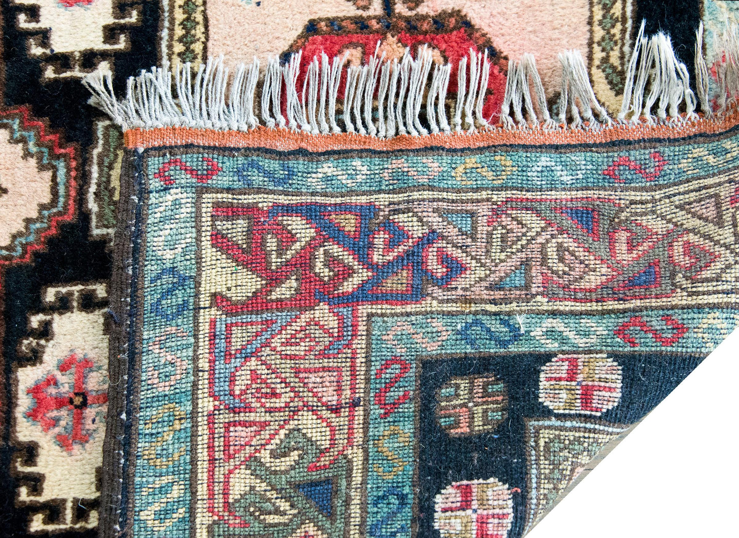 Mid-20th Century Afghani Kazak Rug For Sale