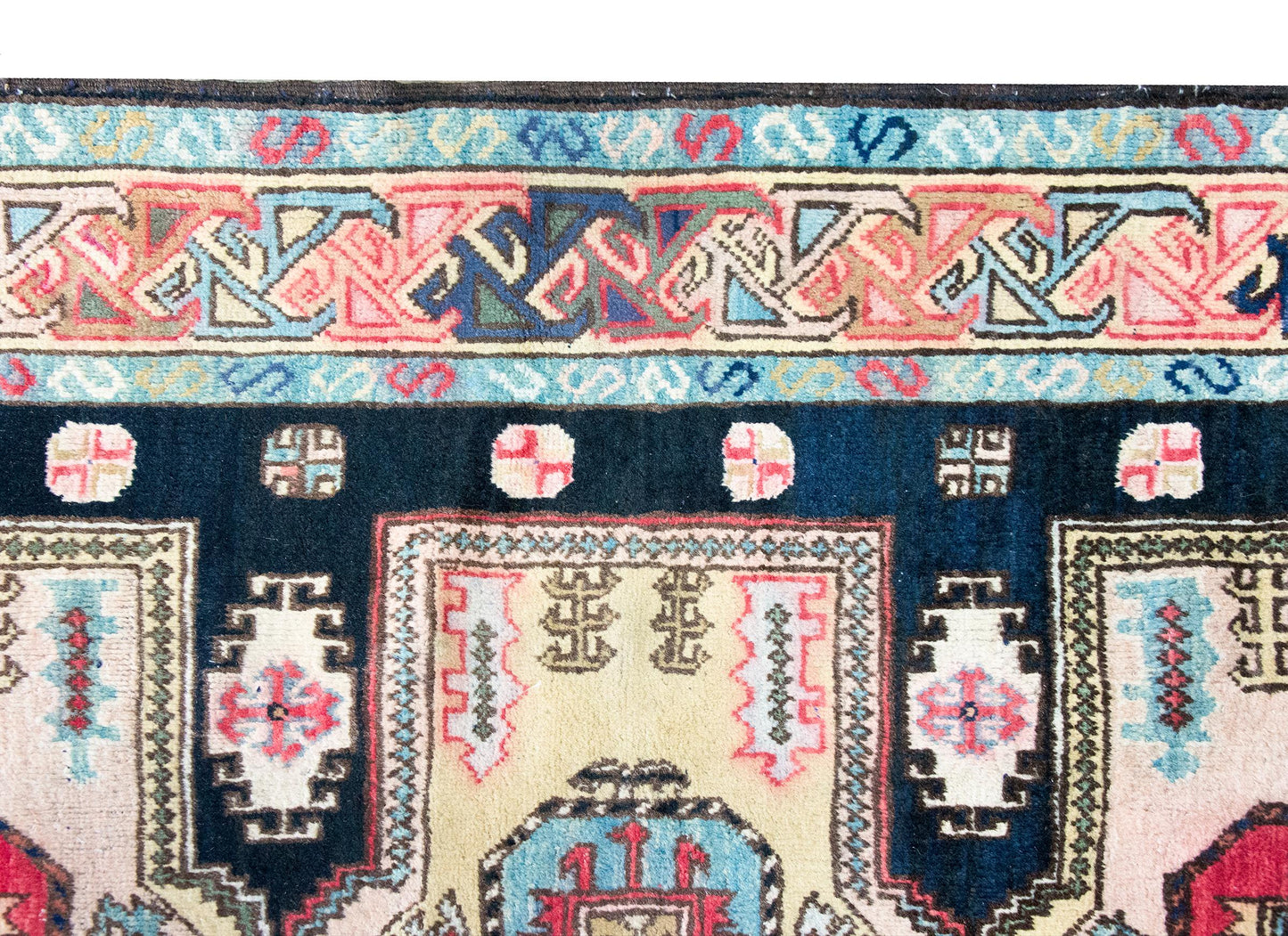 Mid-20th Century Afghani Kazak Rug For Sale