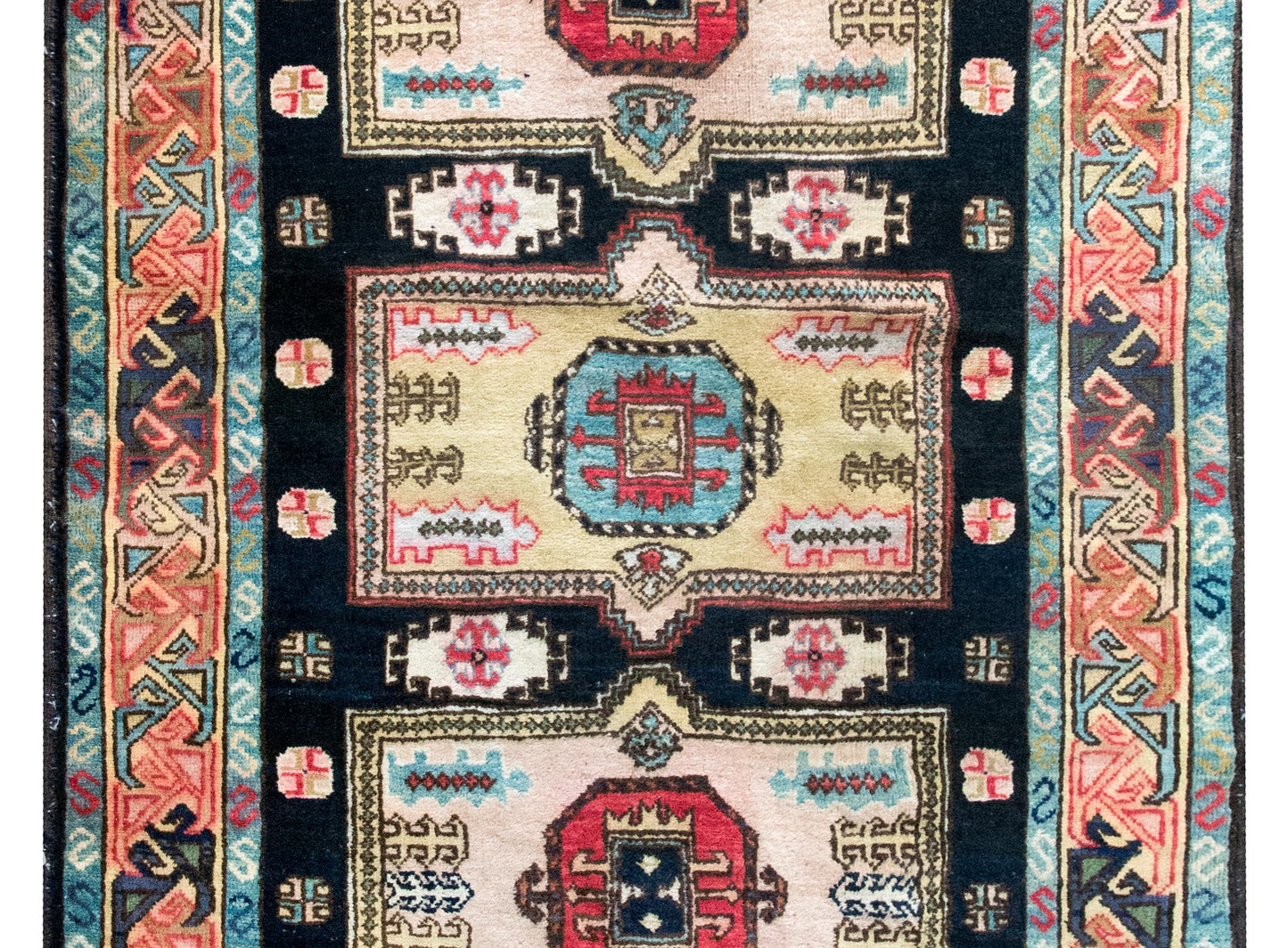 Mid-20th Century Afghani Kazak Rug For Sale