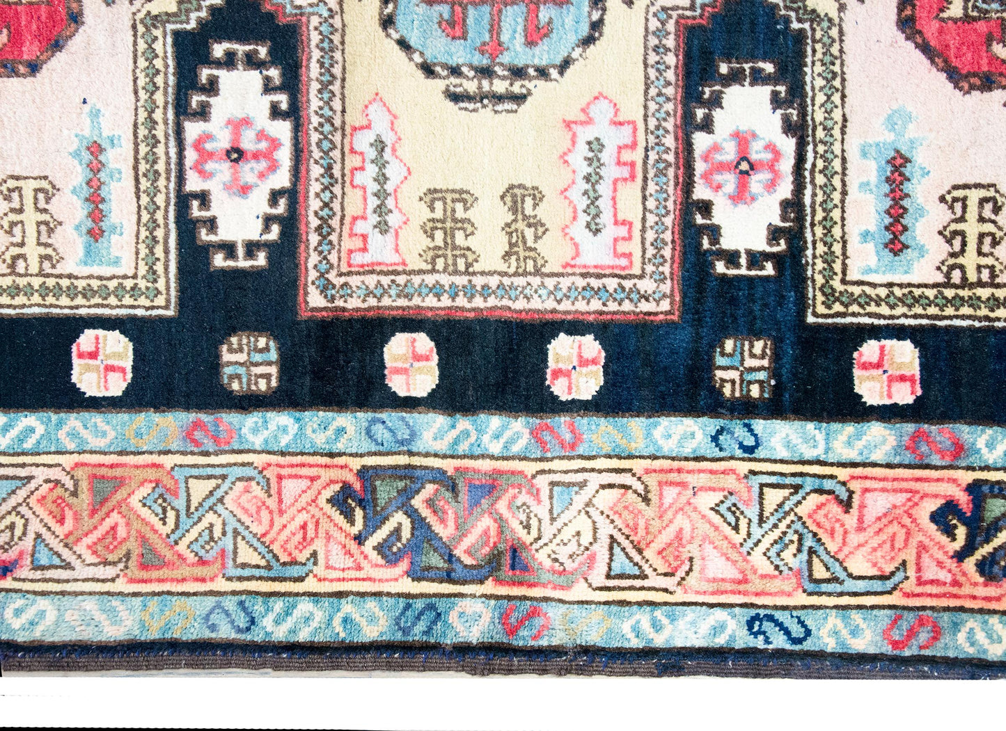 Mid-20th Century Afghani Kazak Rug For Sale