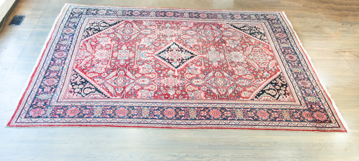 Early 20th Century Persian Mahal Rug For Sale