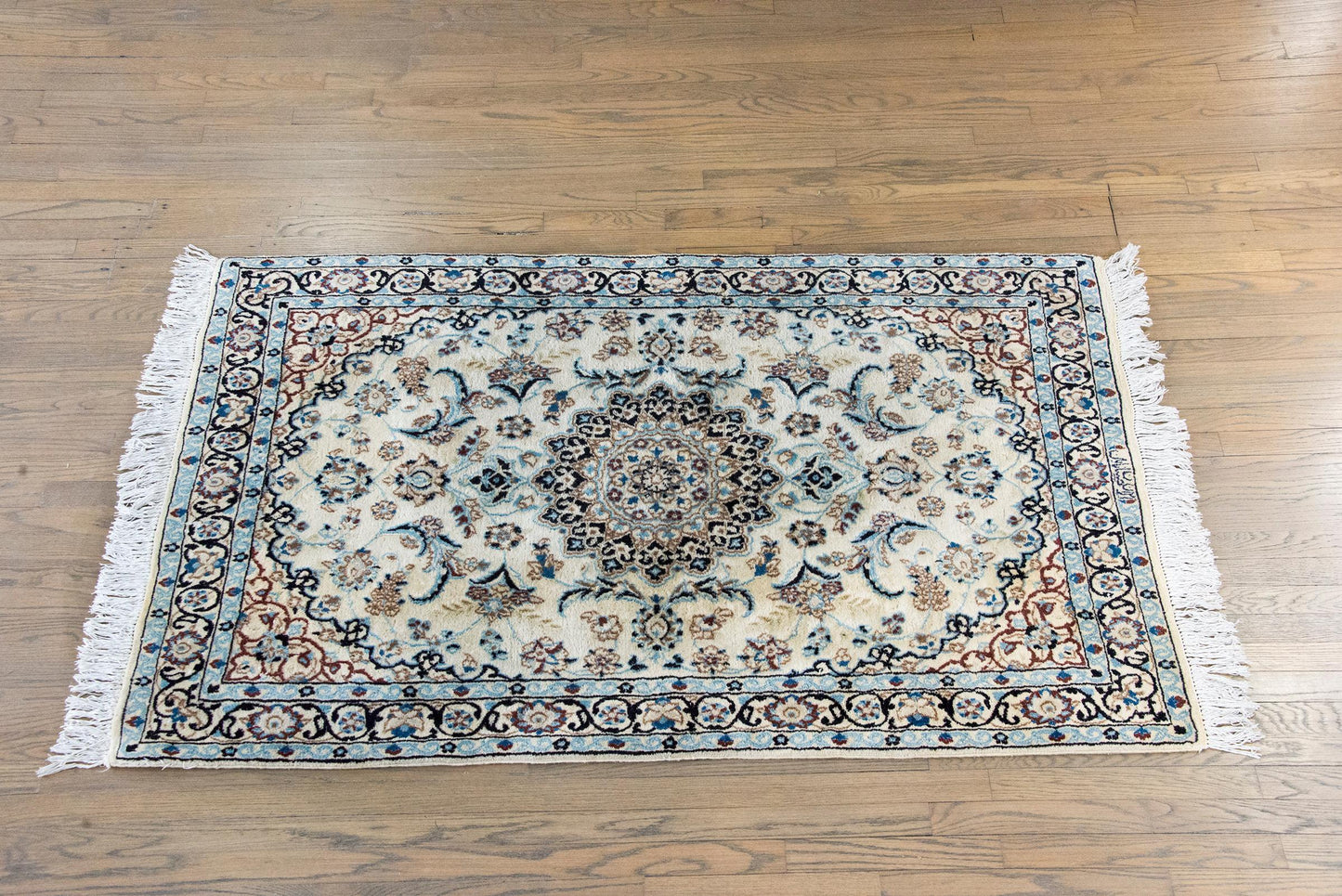 Vintage Persian Naein Rug