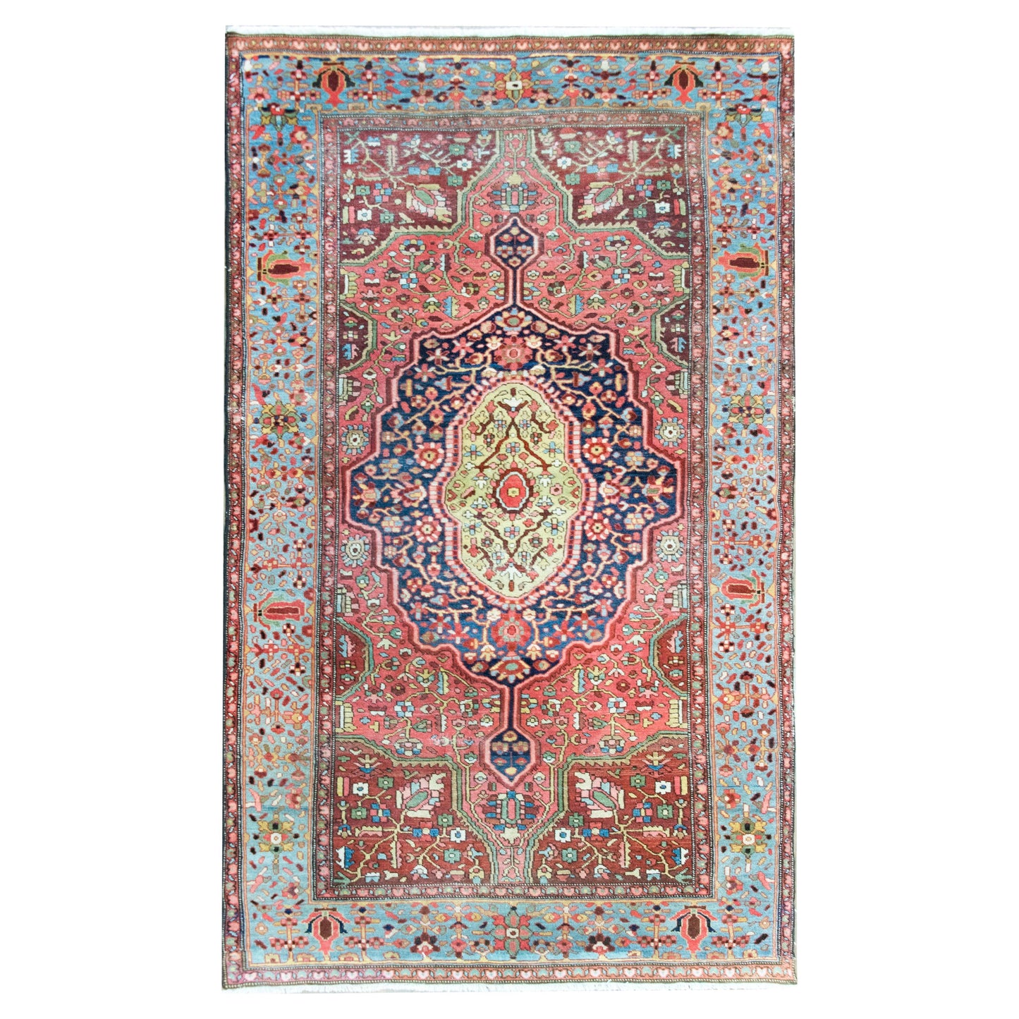 Early 20th Century Persian Sarouk Farahan Rug For Sale