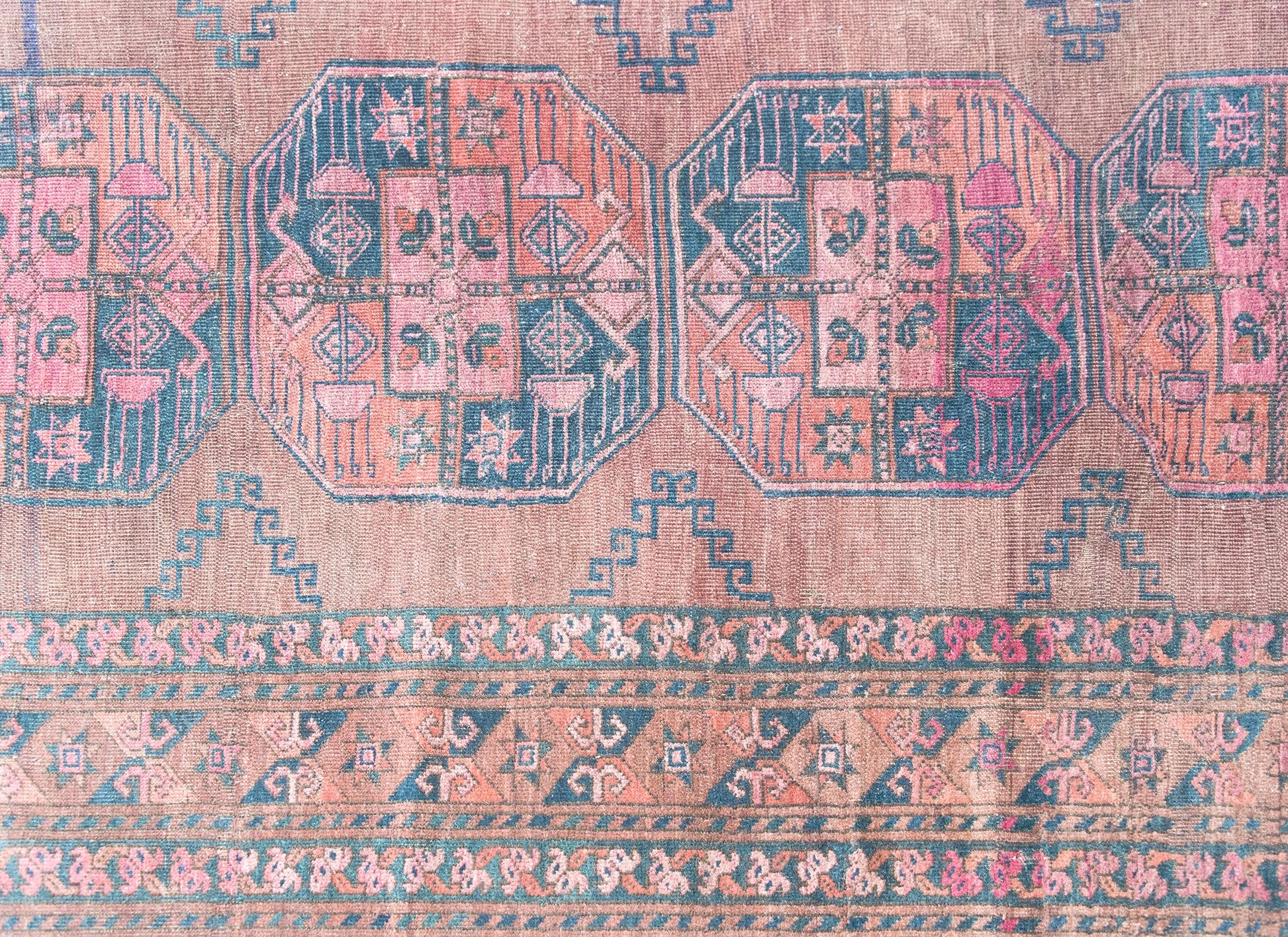 Early 20th Century Afghani Bashir Rug For Sale