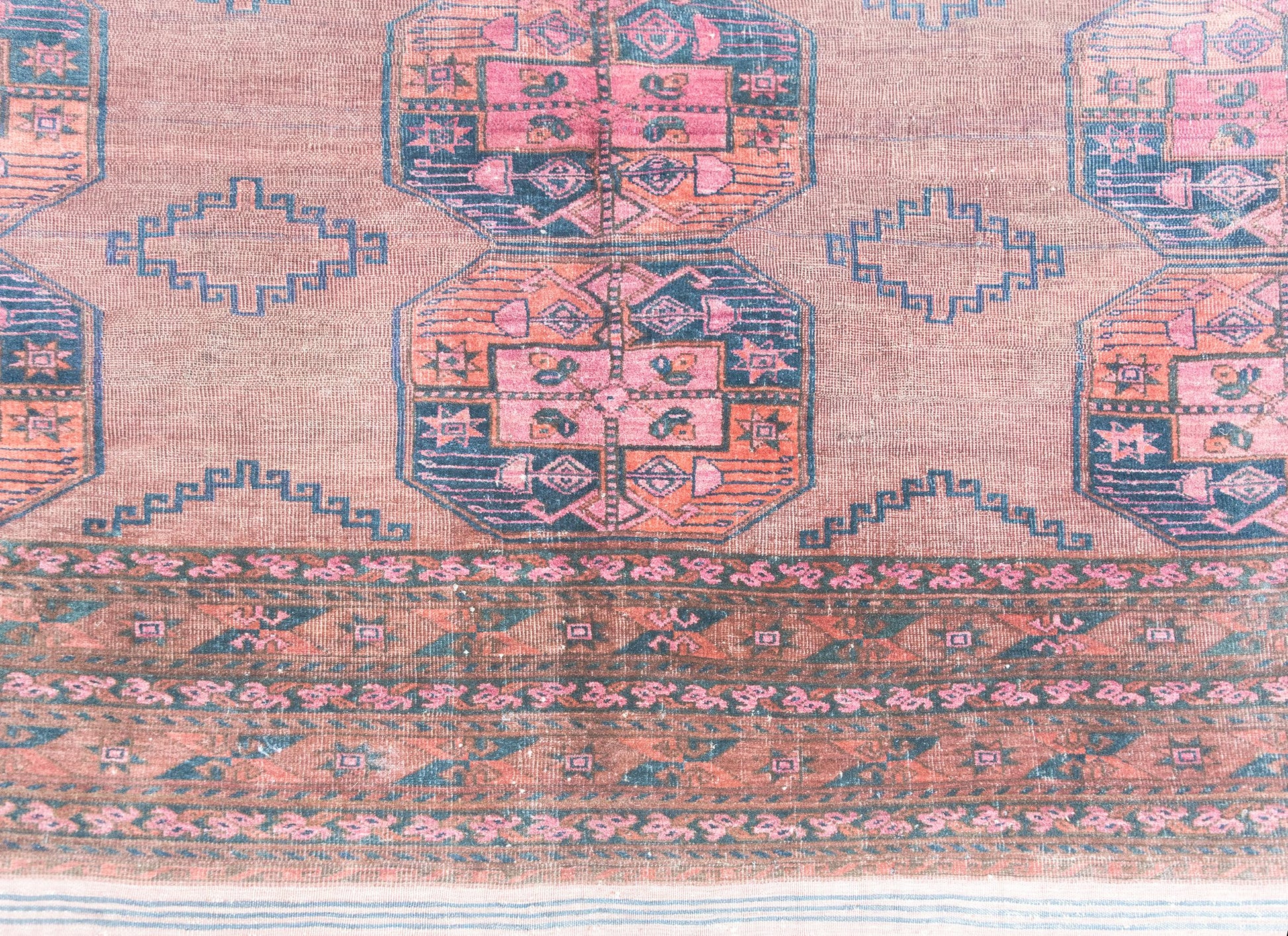Early 20th Century Afghani Bashir Rug For Sale