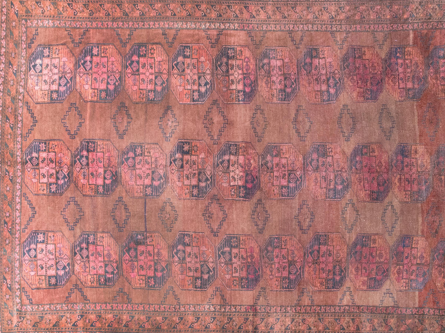 Early 20th Century Afghani Bashir Rug For Sale