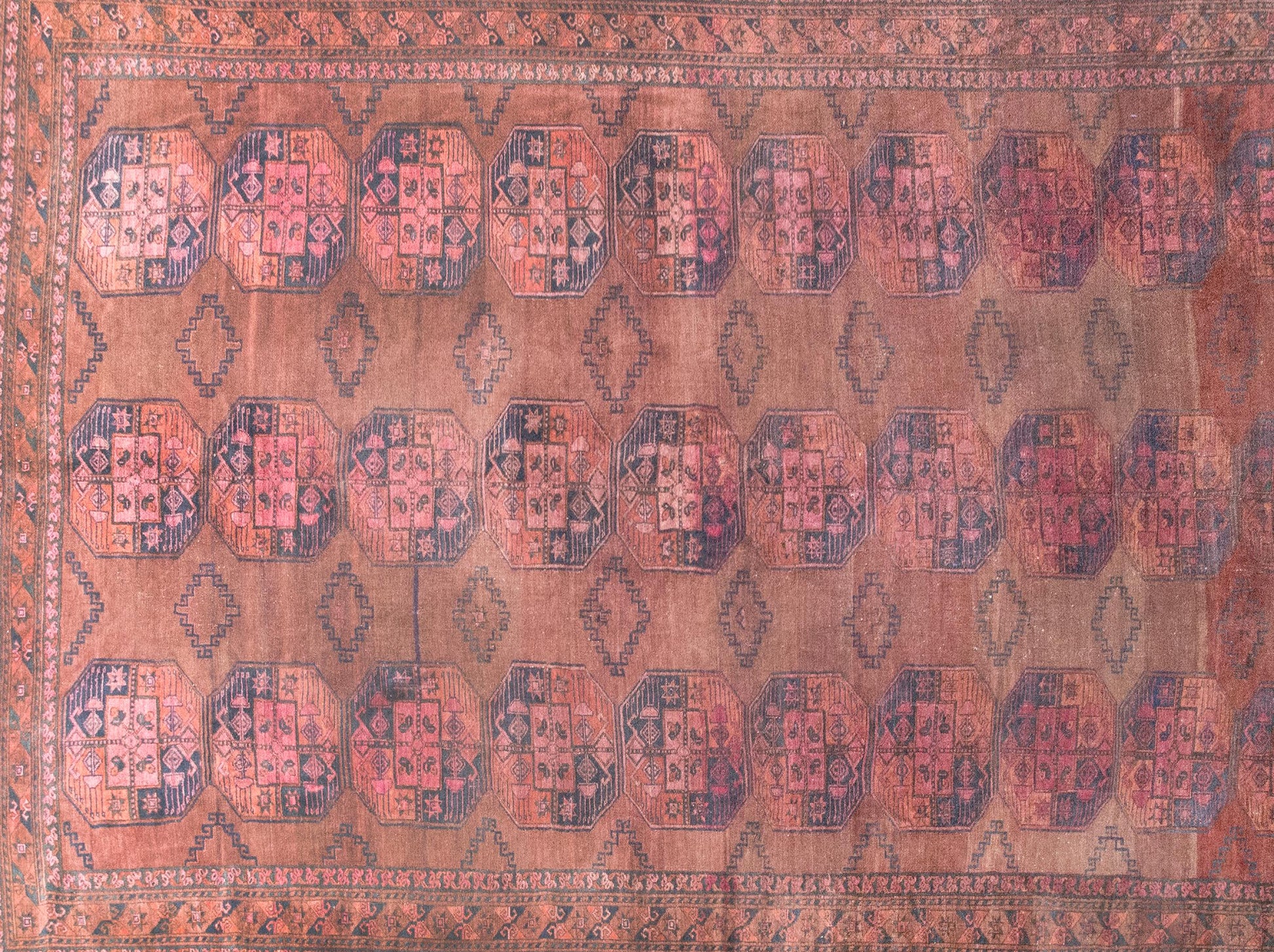 Early 20th Century Afghani Bashir Rug For Sale