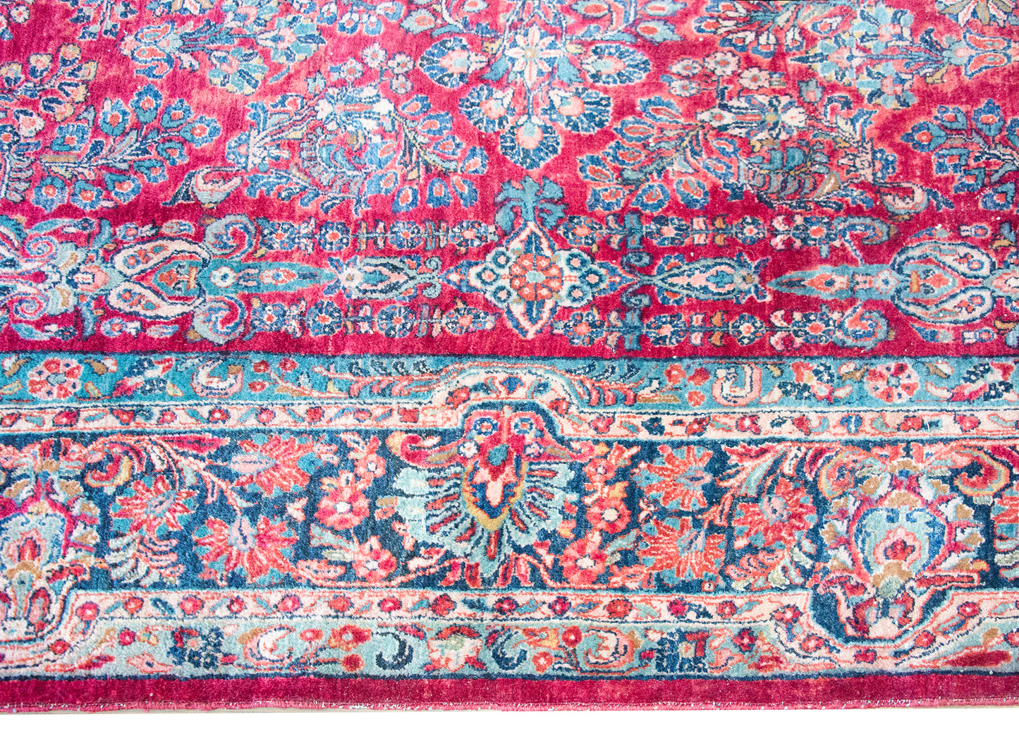 Early 20th Century Persian Sarouk Jen Thom Rug For Sale