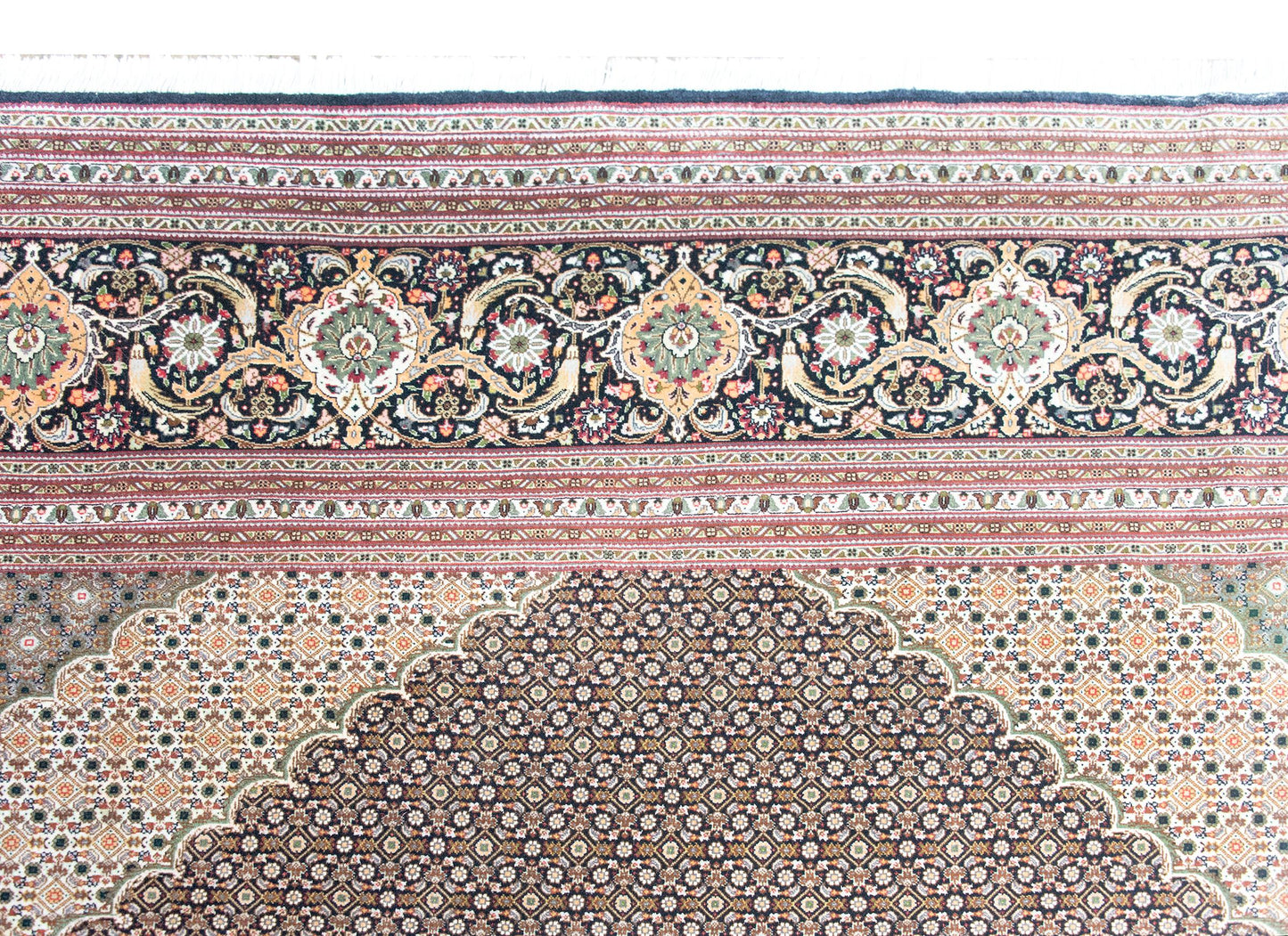 Vintage Persian Tabriz Rug For Sale