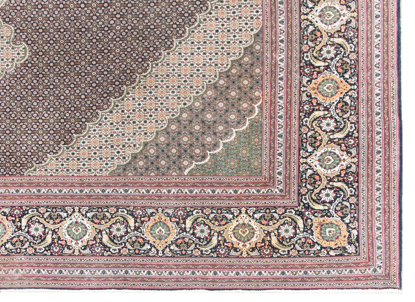 Vintage Persian Tabriz Rug For Sale