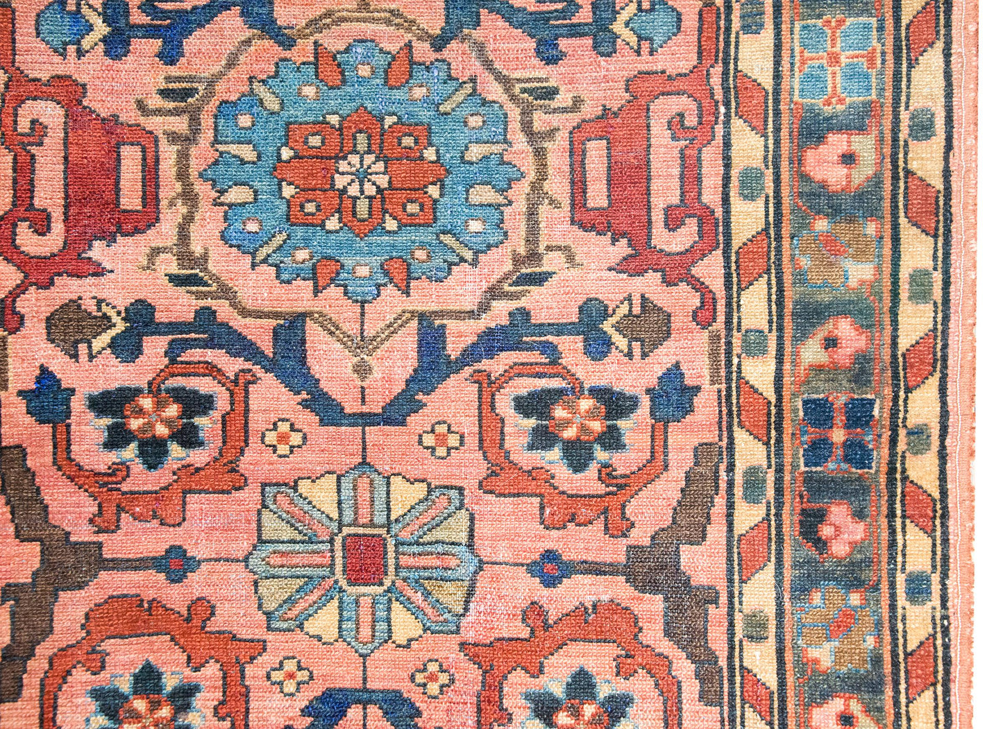 Early 20th Century Persian Lilihan Rug For Sale