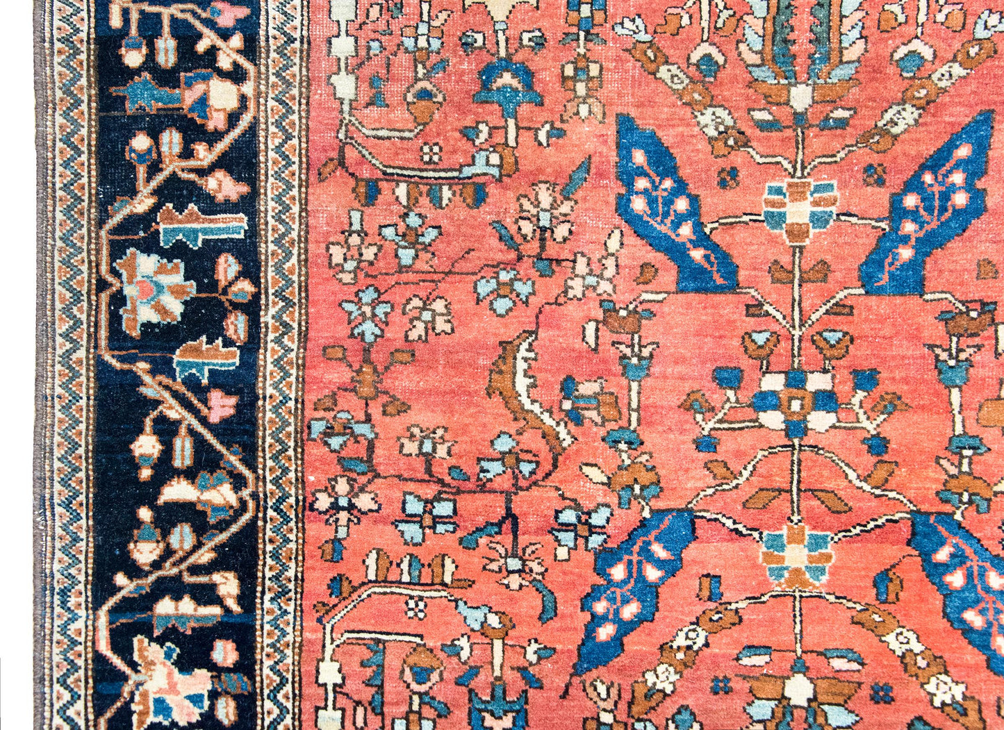 Early 20th Century Persian Sarouk Farahan Rug For Sale