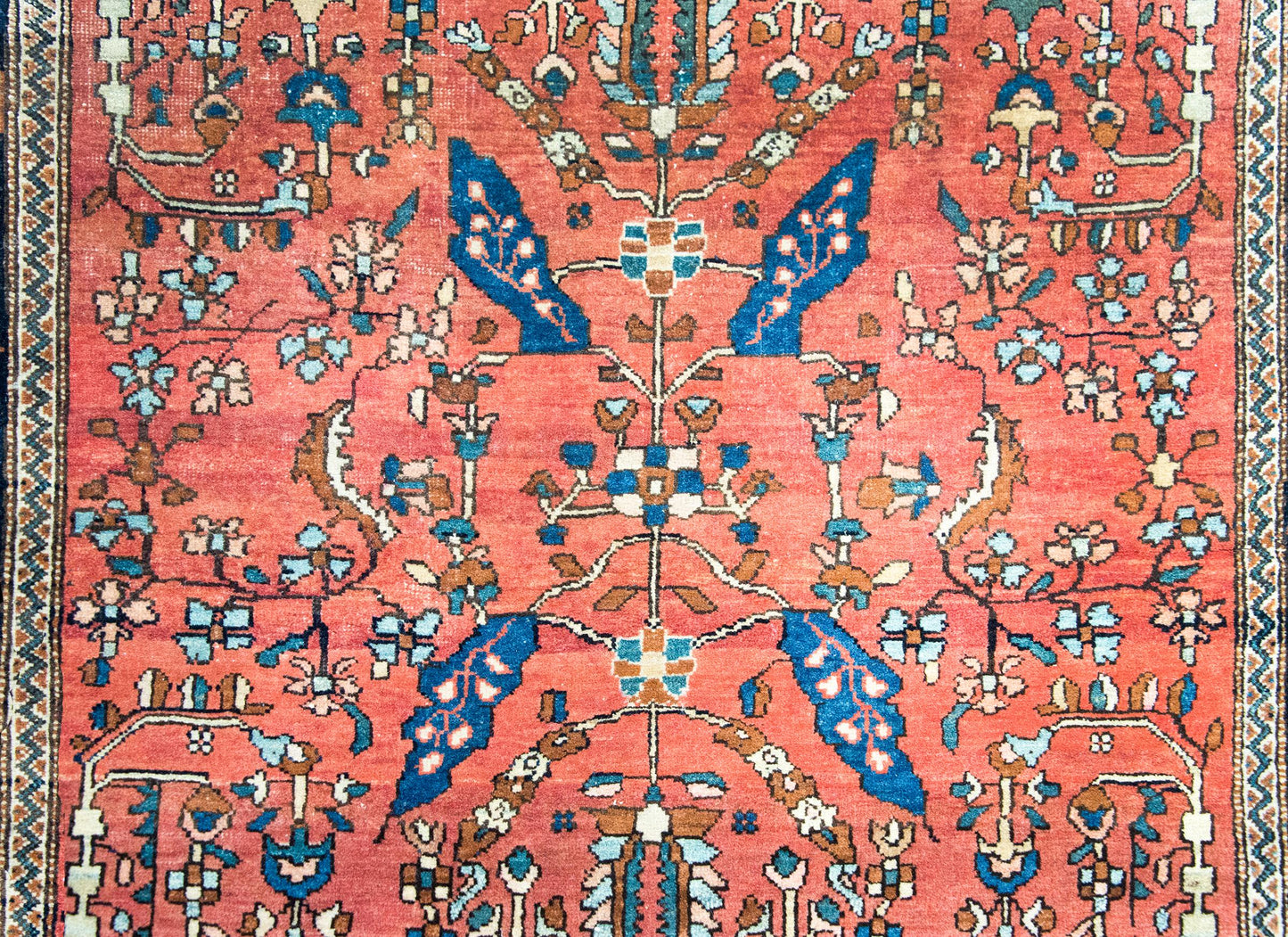 Early 20th Century Persian Sarouk Farahan Rug For Sale