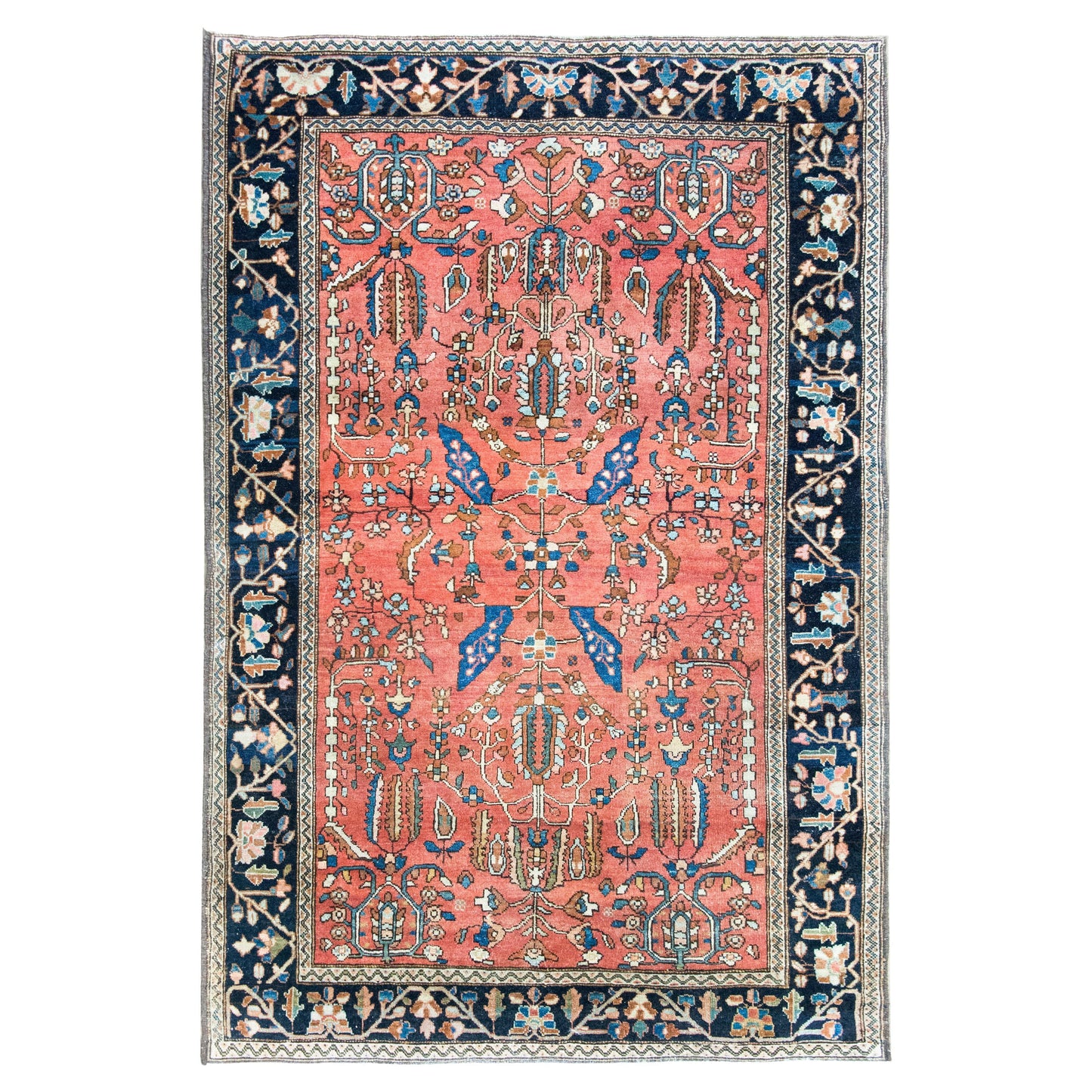 Early 20th Century Persian Sarouk Farahan Rug For Sale